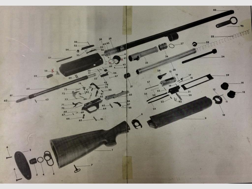 Schlagfeder Franchi Prog.80 Kal.12 Fig.26
