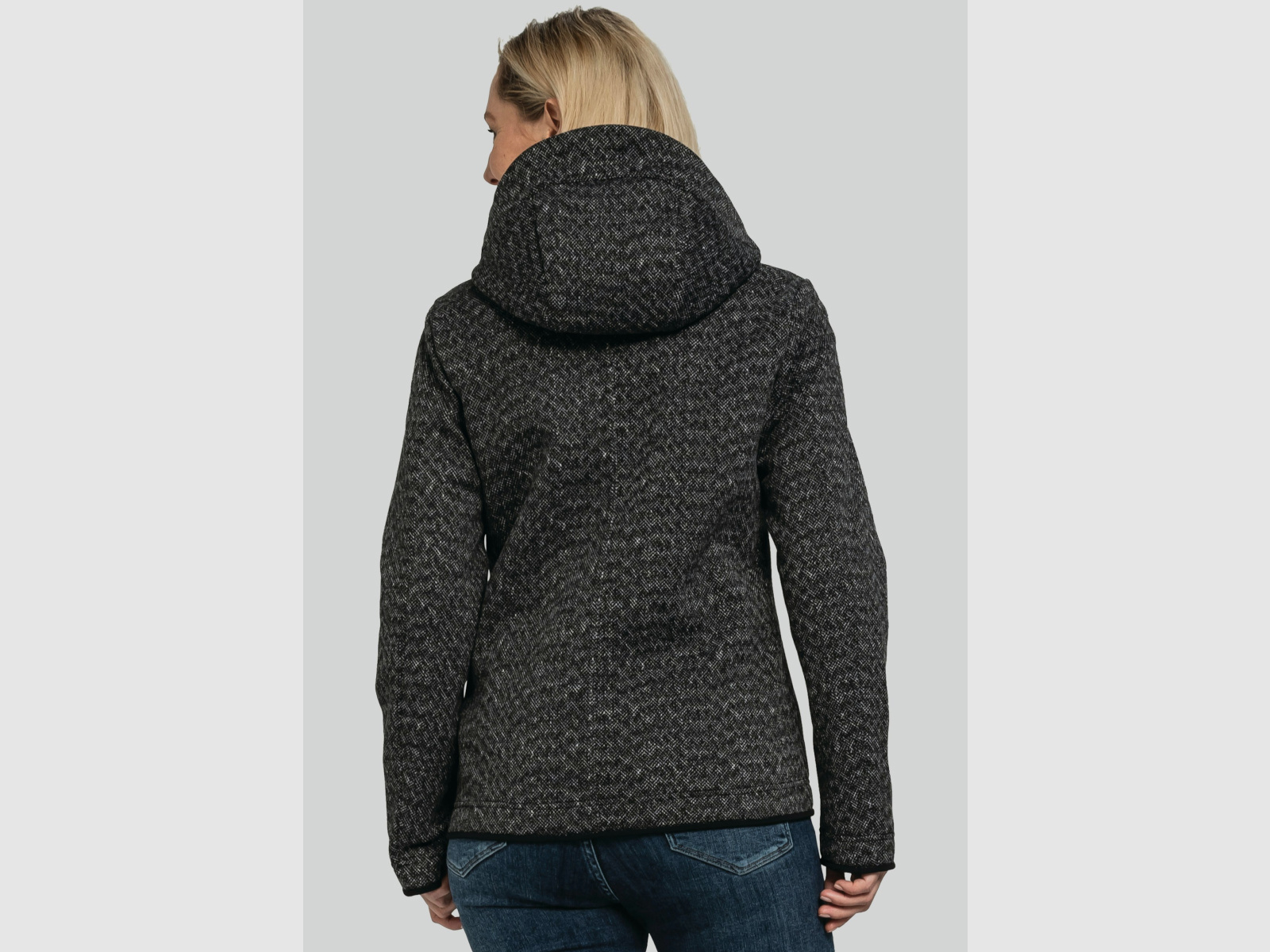 SCHÖFFEL Fleece Hoody Aurora L Schwarz
