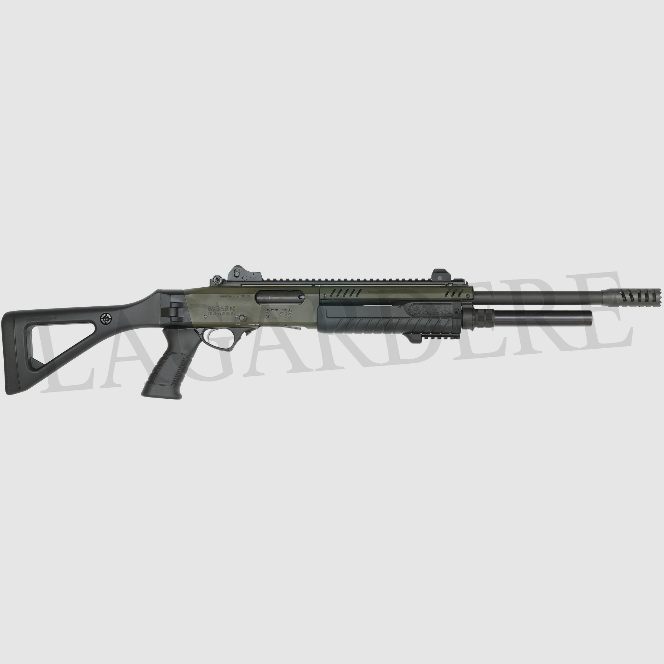 FABARM STF 12 COMPACT 18&Prime; MIL SPEC GREEN(FUSIL A POMPE)