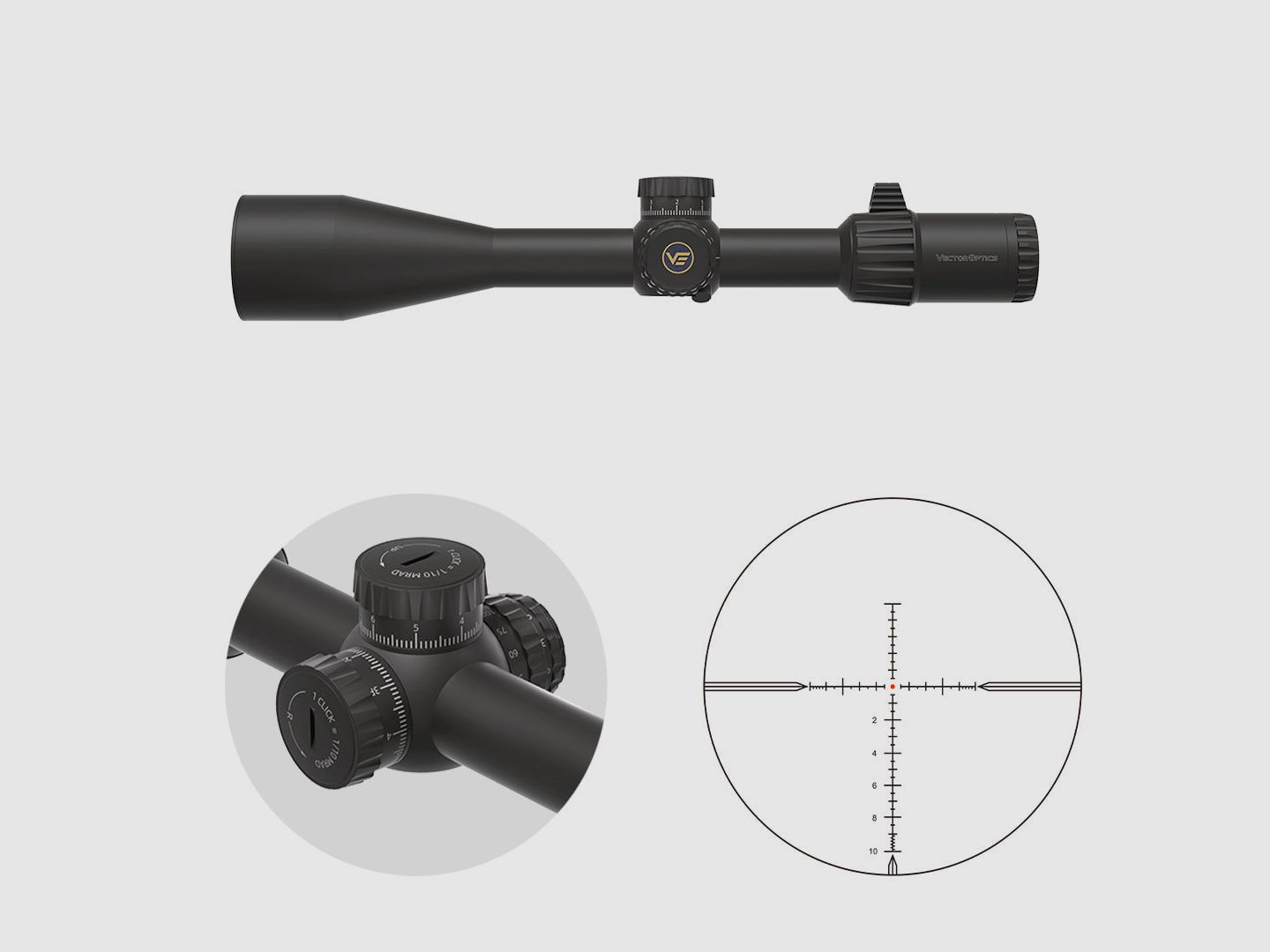 Vector Optics SCFF-66 Tauron 5-30×56 GenII MIL – 21mm Picatinny/Weaver