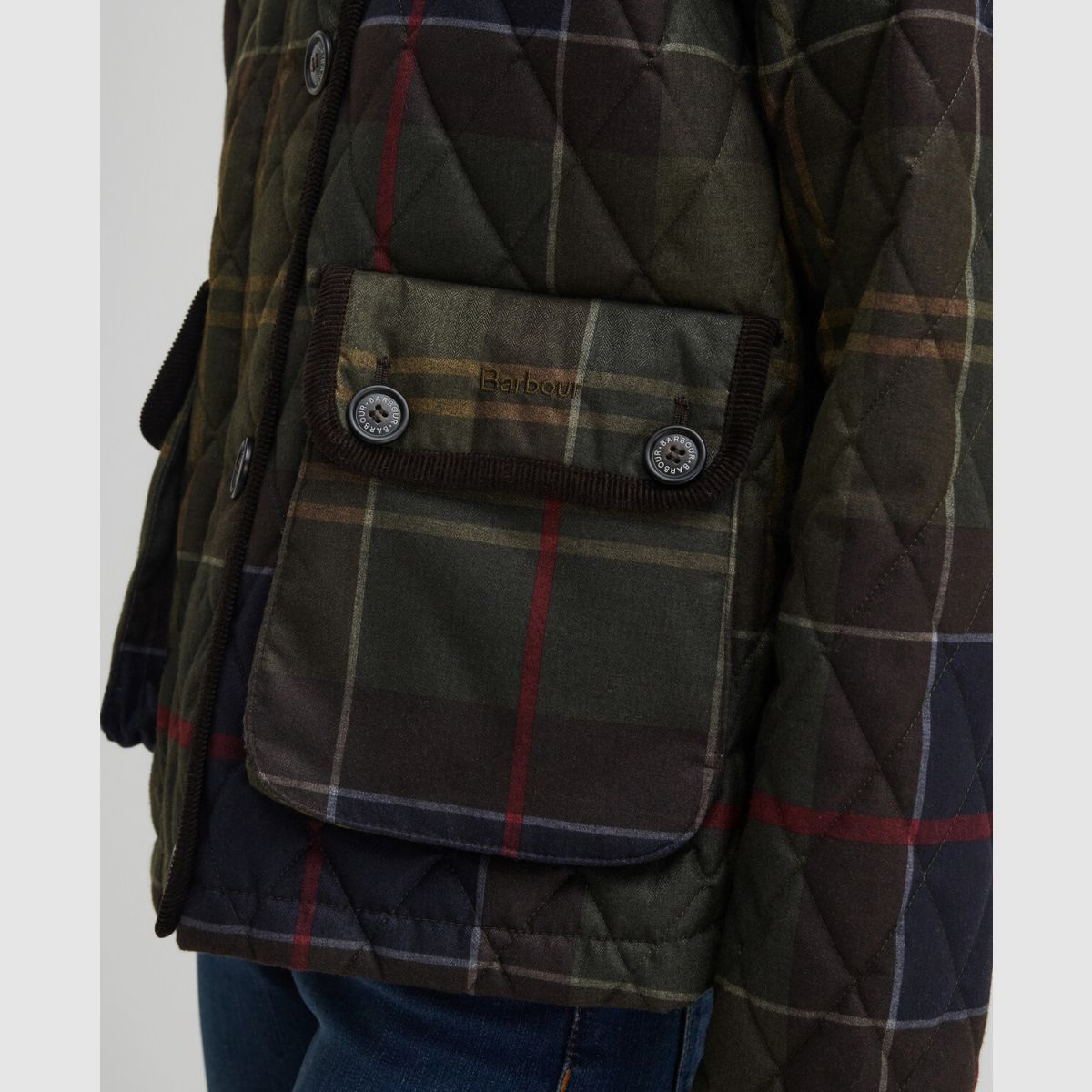 BARBOUR Steppjacke Loudon Tartan