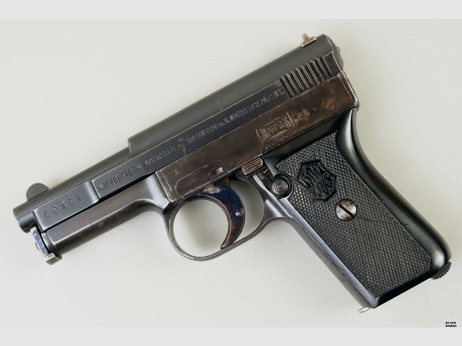 Pistola Mauser mod. 1910 cal. 6,35 mm matr. 60264, immagine 2 di 9