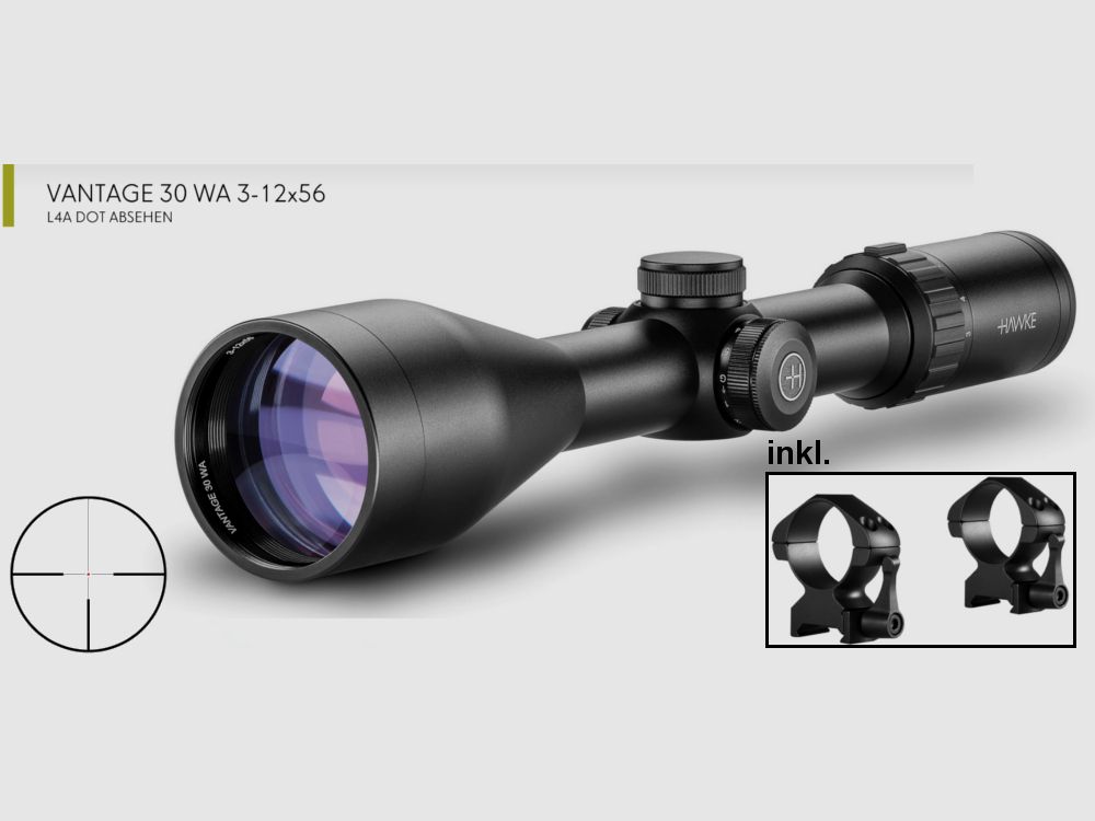 Pacchetto completo: bruciatore BR20 B&H Prohunter Flex con calcio a foro con doppia regolazione incluso Hawke 3-12x56 (Art.Nr.: BR20PHFP6) finanziamento possibile