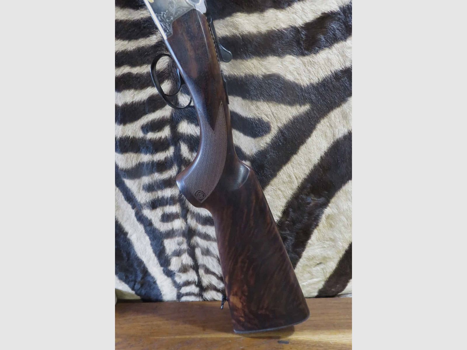 Doppelbüchse RENATO BALDI FX Wood Kal. 8x57jrs Lauf 55 cm, Bild 8 von 10