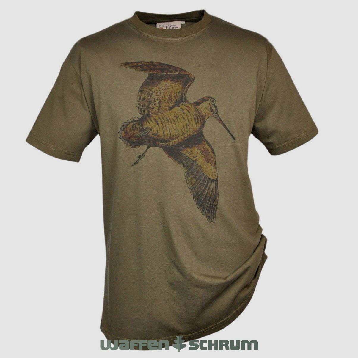 Hubertus T-Shirt Schnepfe Unisex schilf