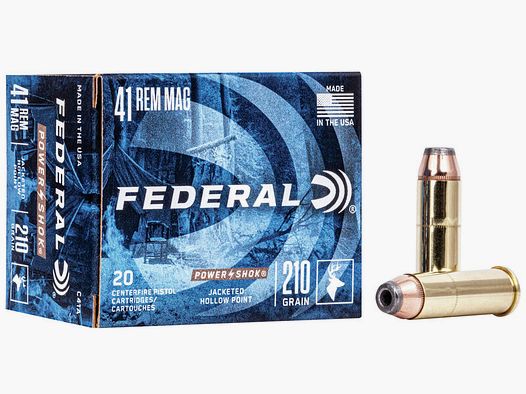 Federal Power-Shok .41 Rem. Mag. 210GR JHP 20 cartouches