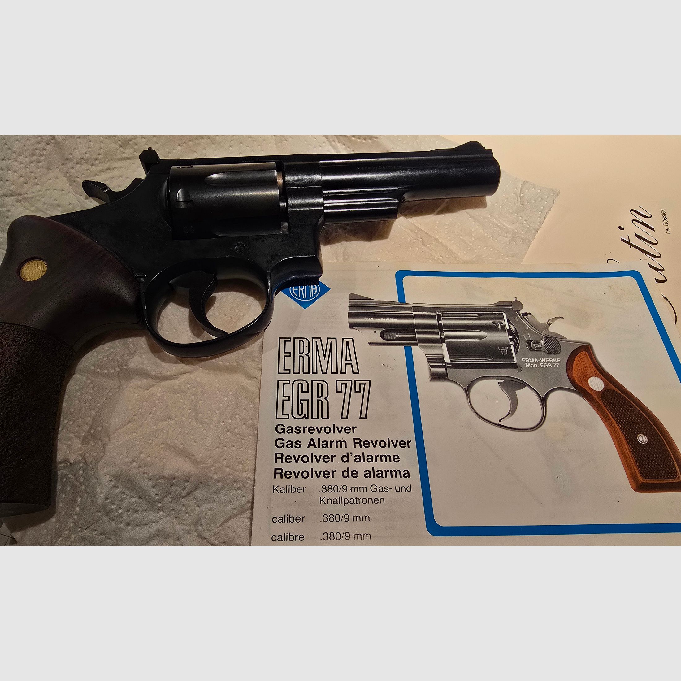 ERMA EGR 77 Gasrevolver 380/9mm