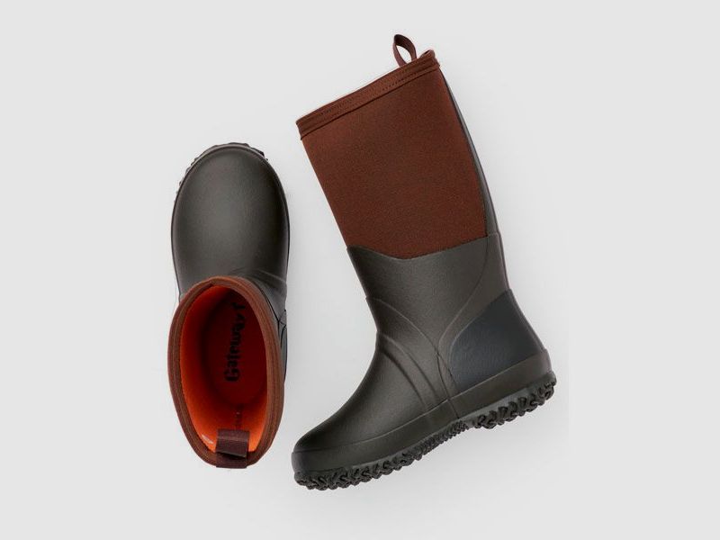 Gateway1 Master Kids 12" 7 mm Rubber Boots Dark Brown, image 5 of 6