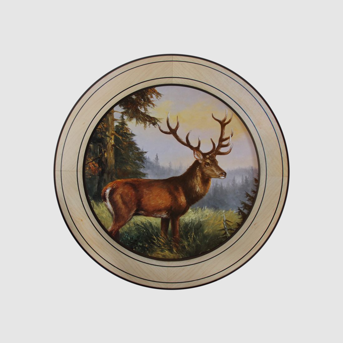 Ehrenscheibe Hirsch im Wechselrahmen 50cm
