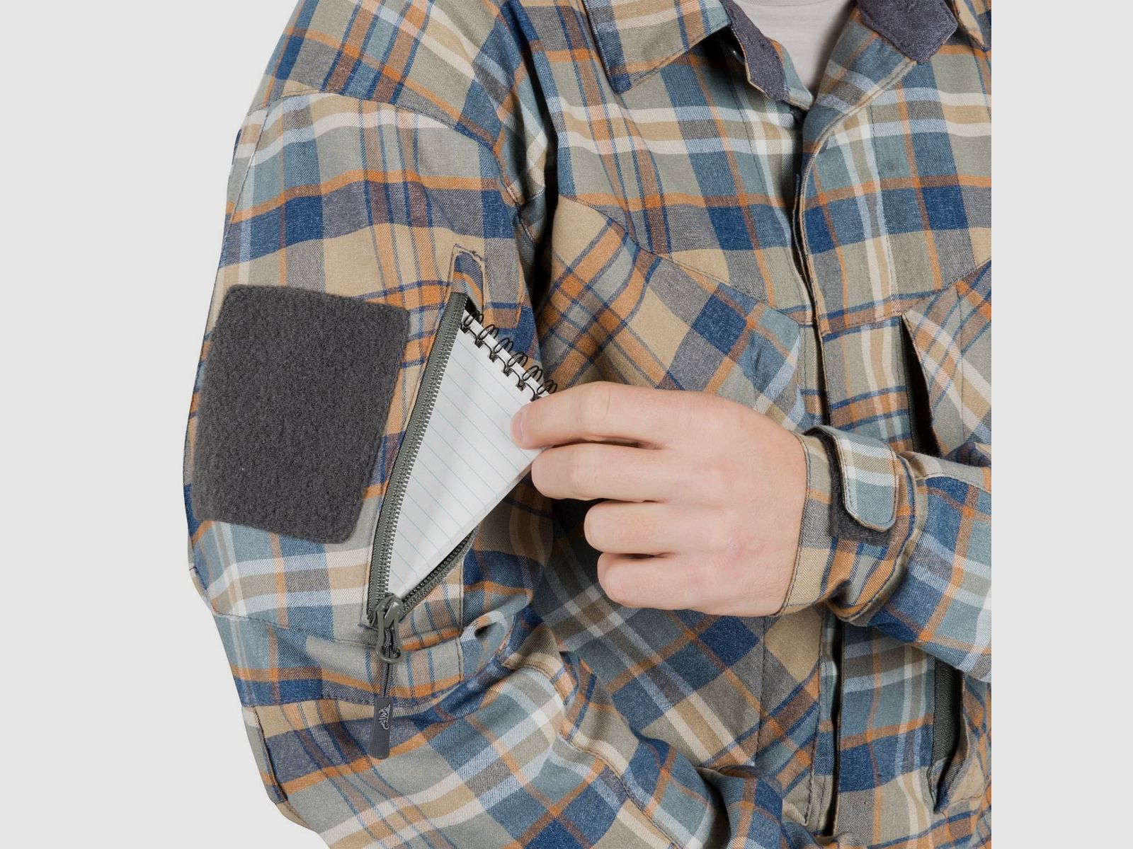 HELIKON-TEX MBDU FLANELL SHIRT® SLATE BLUE CHECKERED