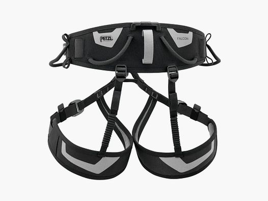 Petzl Petzl Uprząż wspinaczkowa Falcon Mountain czarna szara - 1