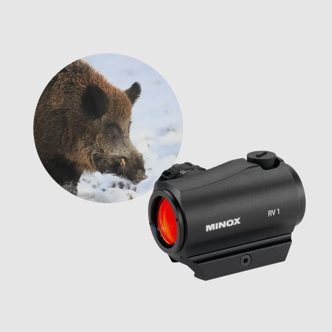 MINOX RV 1 Visor de punto rojo