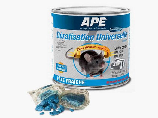 Appâts de dératisation universelle
