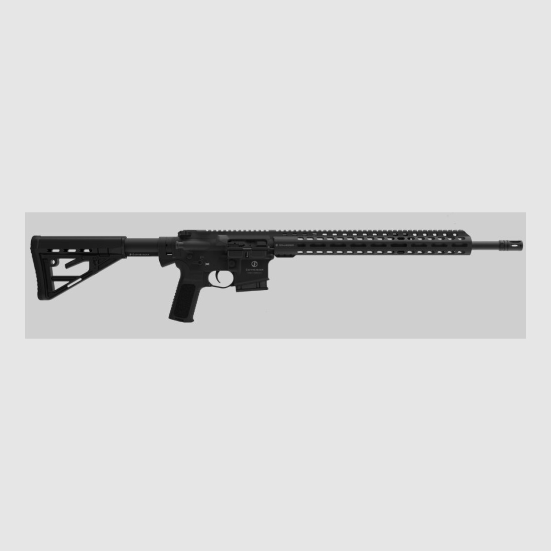 Schmeisser Hunter Light 18" zwart AR15 Made in Duitsland HAMMER AANBOD UVP: 2300€ - direct beschikbaar