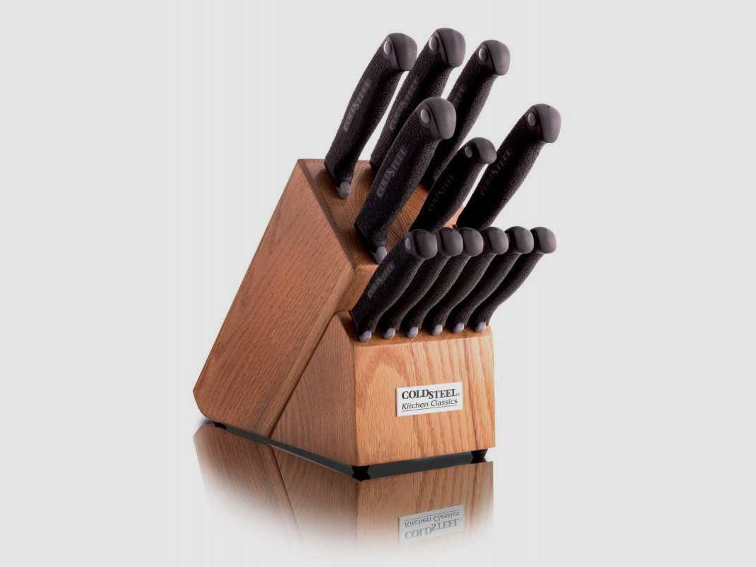 Cold Steel Küchenmesser-Set, Kitchen Classics, mit optimierten Griffen
