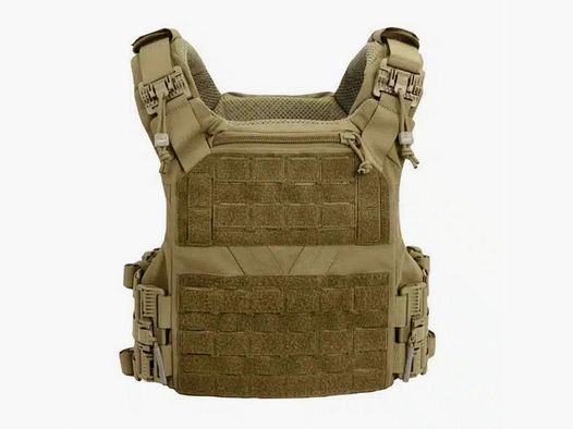 Agilite K19 Plate Carrier Coyote – Gilet porte-plaques avec libération rapide Egress