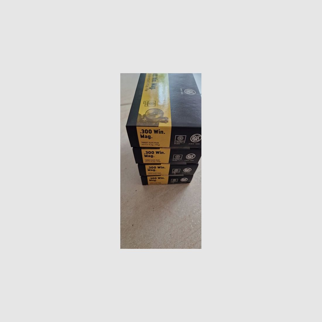 RWS Target Elite plus .300 Win Mag 175 gr, 4 Pack a 20 Schuss