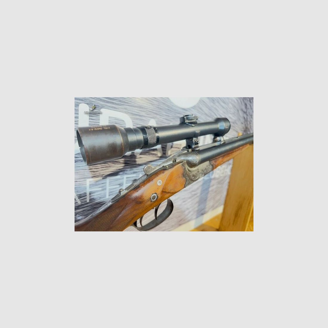 Krieghoff Drilling, Zeis Jagd 4 SEM; 8x57IR 16/70