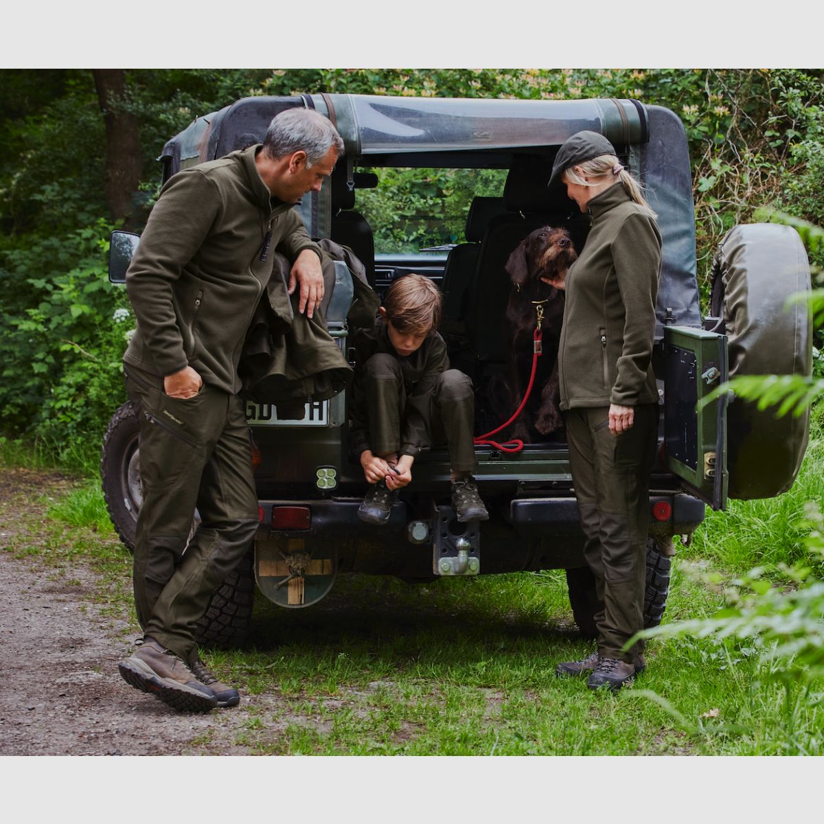 DEERHUNTER Chasse Hose Olive Night Melange