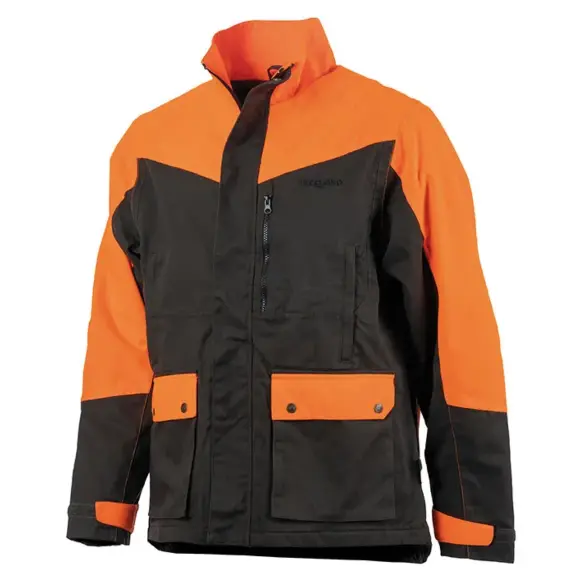 Hunting Jacket Warm Fleece Treeland Orange