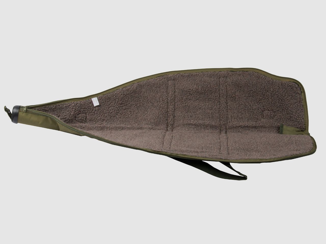 Gewehrfutteral Gewehrtasche Hubertus 106 x 24 cm abschlieĂźbar Webpelz Cordura MĂĽndungsschutz grĂĽn fĂĽr Waffen mit Zielfernrohr