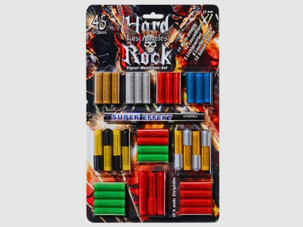 Umarex Hard Rock Los Angeles 45 Stück Signalmunition