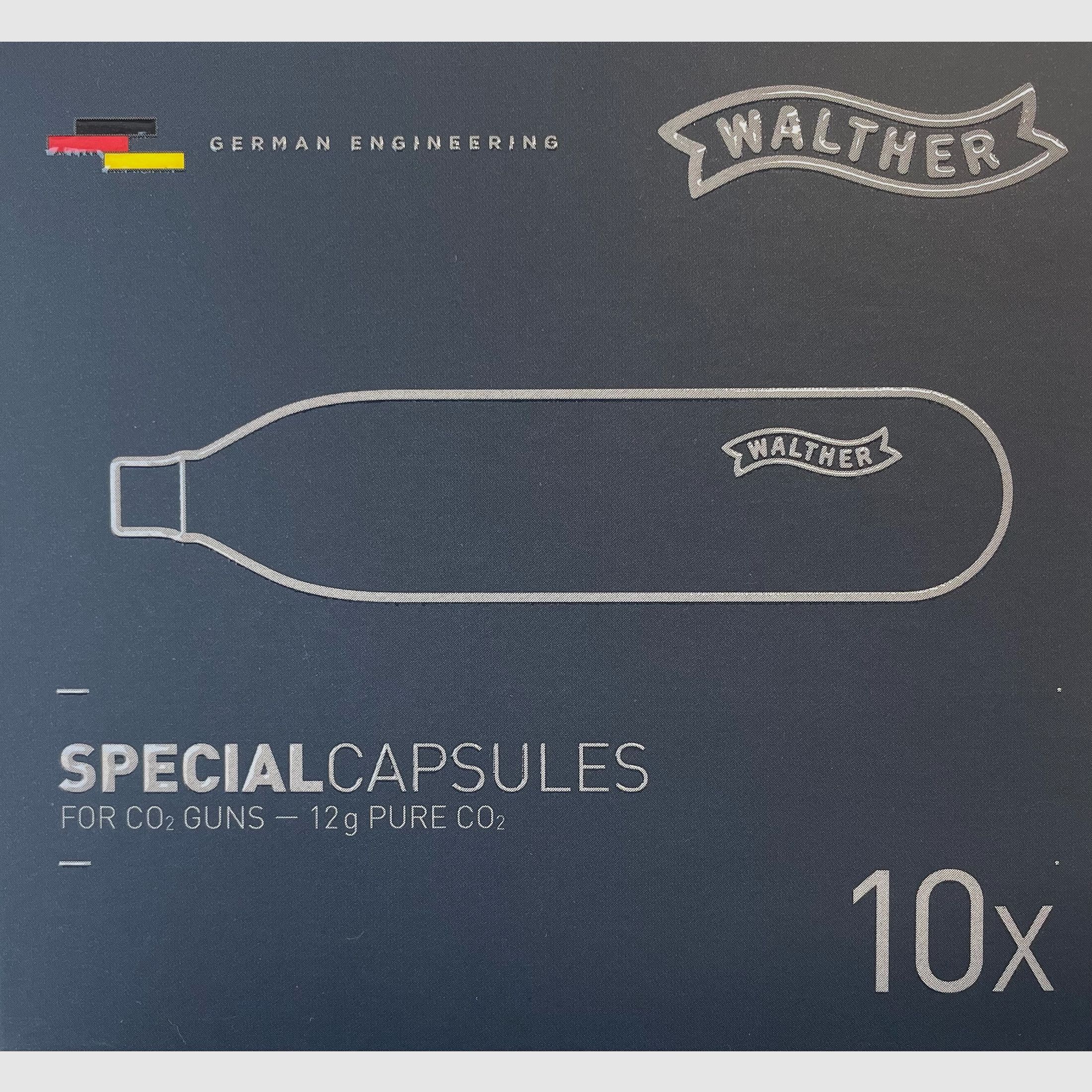 Umarex 4.1682 Walther 12g CO2 Special Kapseln 10 St.
