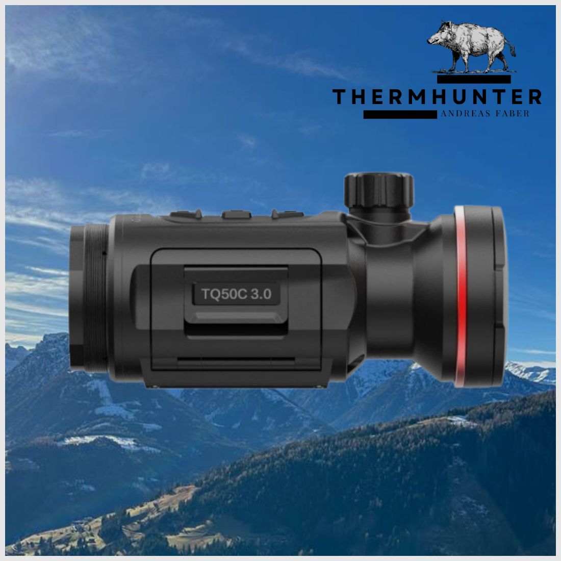 Hikmicro Clip-On Thunder TQ50C 3.0 Set completo con adattatore -NUOVO-
