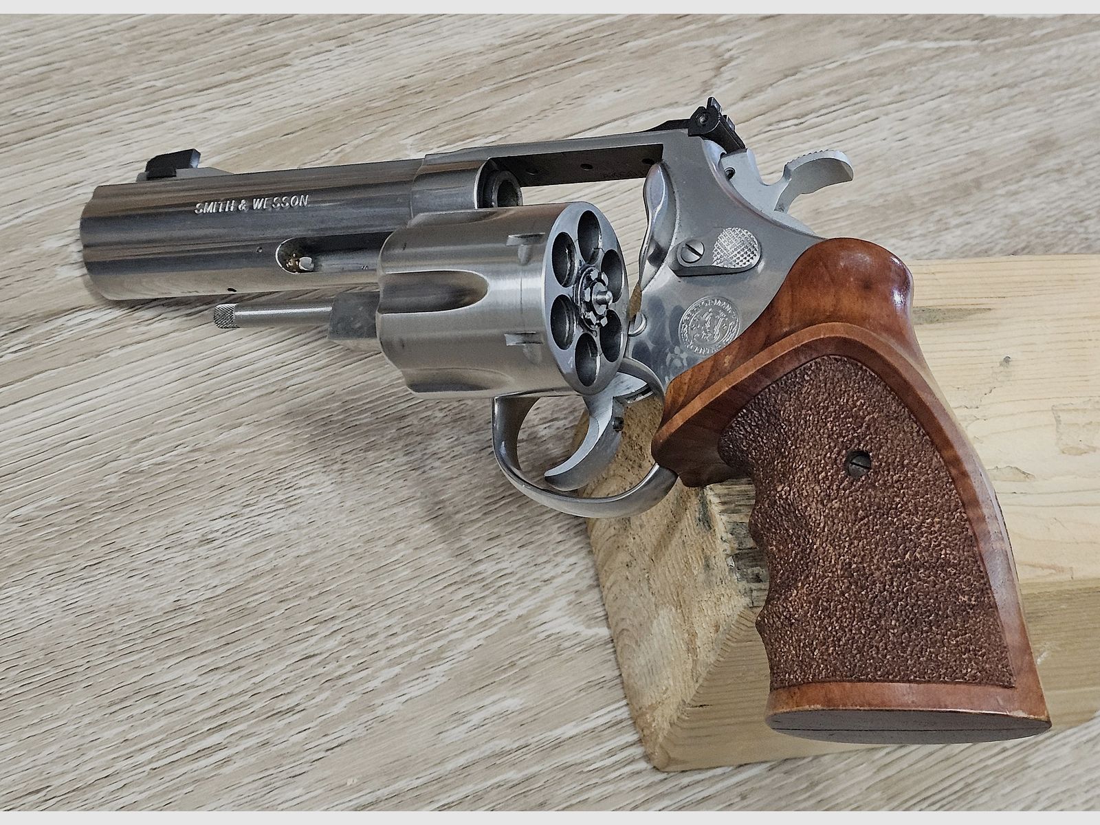 Smith & Wesson 629-4 Performance Center "Classic Powerport" .44 Mag. barrel length 5", special edition (1996), Pre-Lock, Nill grips, original case, speedloader