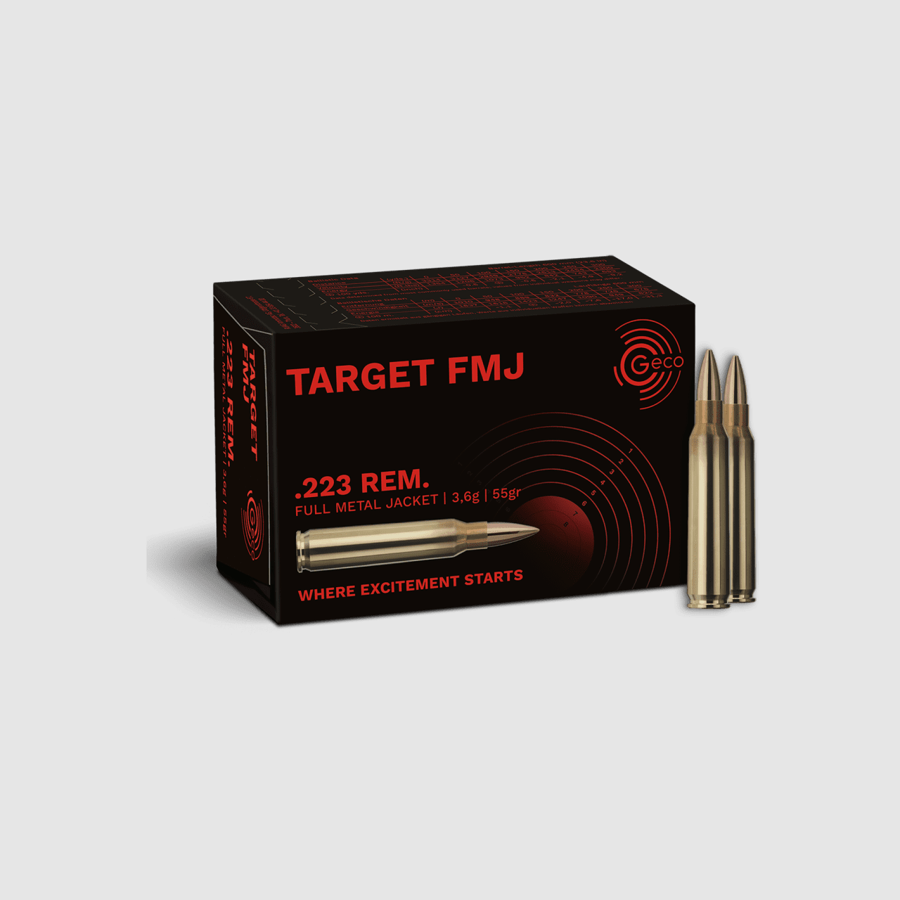 Geco .223 Rem. Target Vm 55 gr.