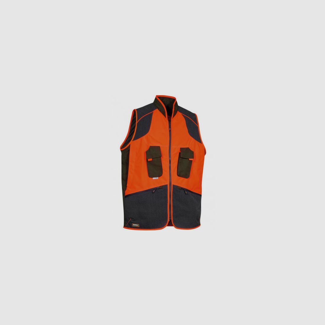 Cofra Gilet groen en oranje hoge zichtbaarheid model Wulfen art. V324-0-04 COFRA, afbeelding 1 van 7