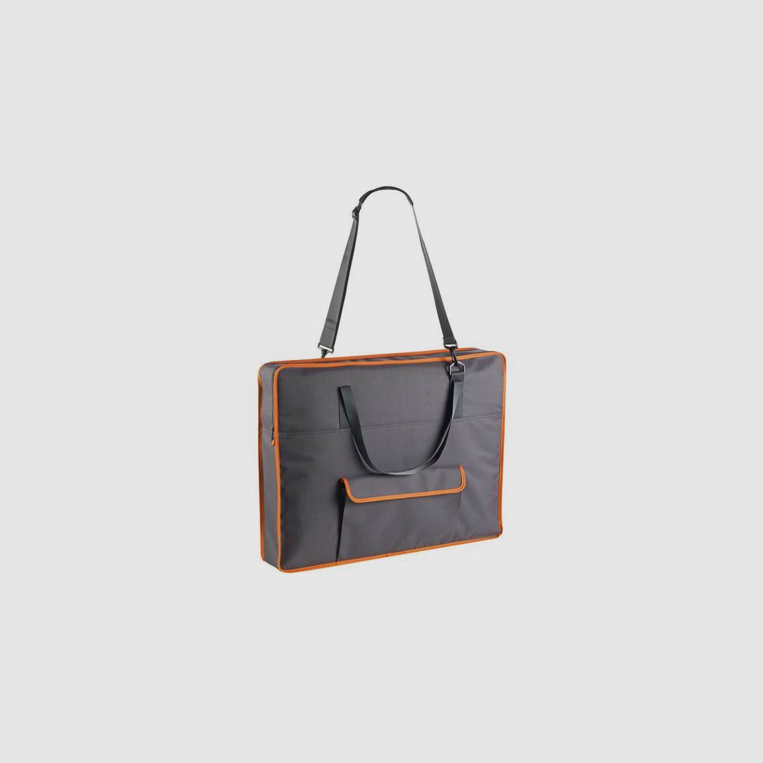 Hunter Hundetransportbox mit Aluminium-Gestell 91 x 61 x 58 cm Anthrazit/Orange