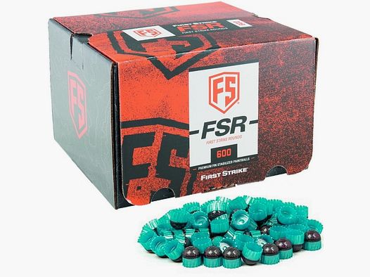 First Strike Paintballs 600 Schuss Box (grau / mintgrn)