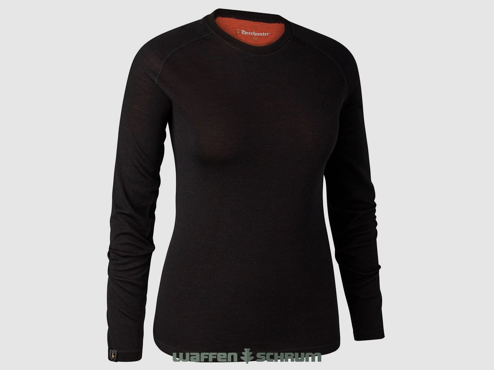 Deerhunter Unterhemd Lady Quinn Merino Black Oak
