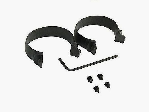 2 Ringen 30mm Hoog Zwart