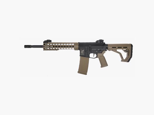 AR15 KeyMod 10 cali CHARLIE EAGLE ETU Tan/Czarny S-AEG Wiatrówka Airsoft Wolna od 18 Lat | Delta Armory