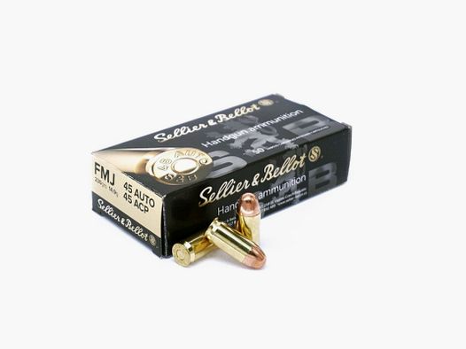 S&B CARICHE 45ACP 230 GR FMJRN
