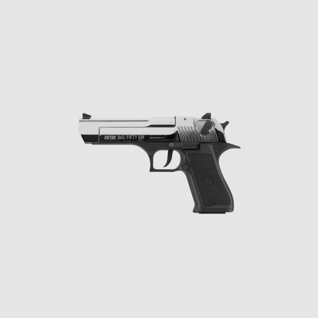 RETAY BIG FIFTY - 9 MM P.A.K. SCHRECKSCHUSSPISTOLE - LW CHROME