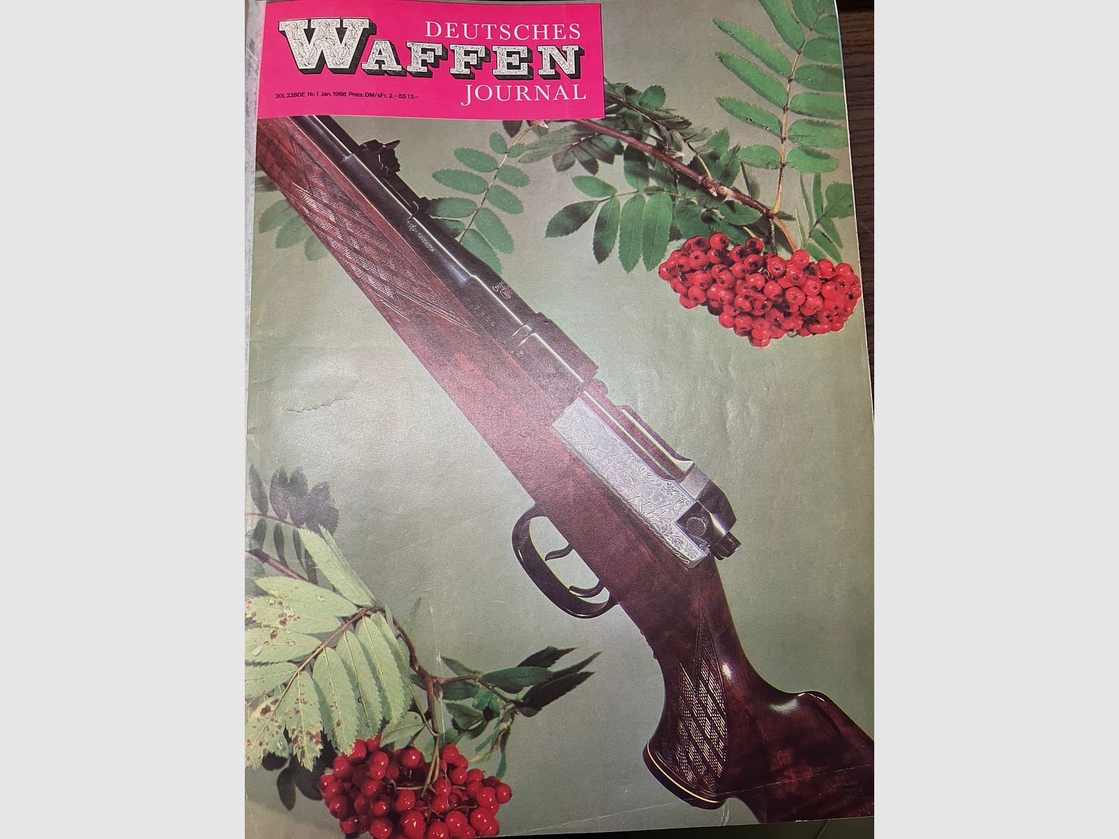 Deutsches Waffen Journal DWJ Jahrgang1966 (alle 12 Ausgaben gebunden)