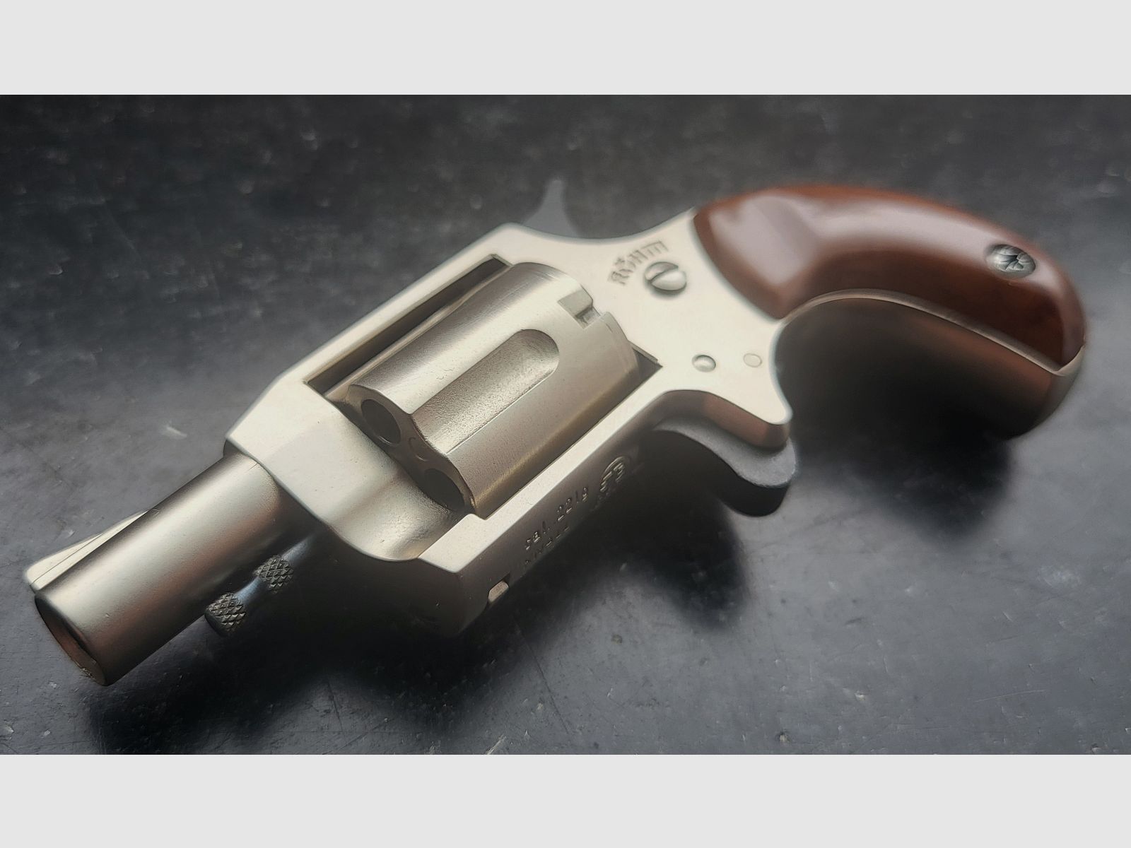 Röhm Little Joe .22er Gas/Knallrevolver im Nickelfinish PTB 380