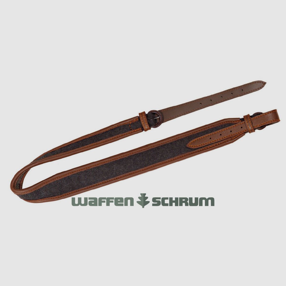 AKAH geweerriem elandleer kurkondergrond