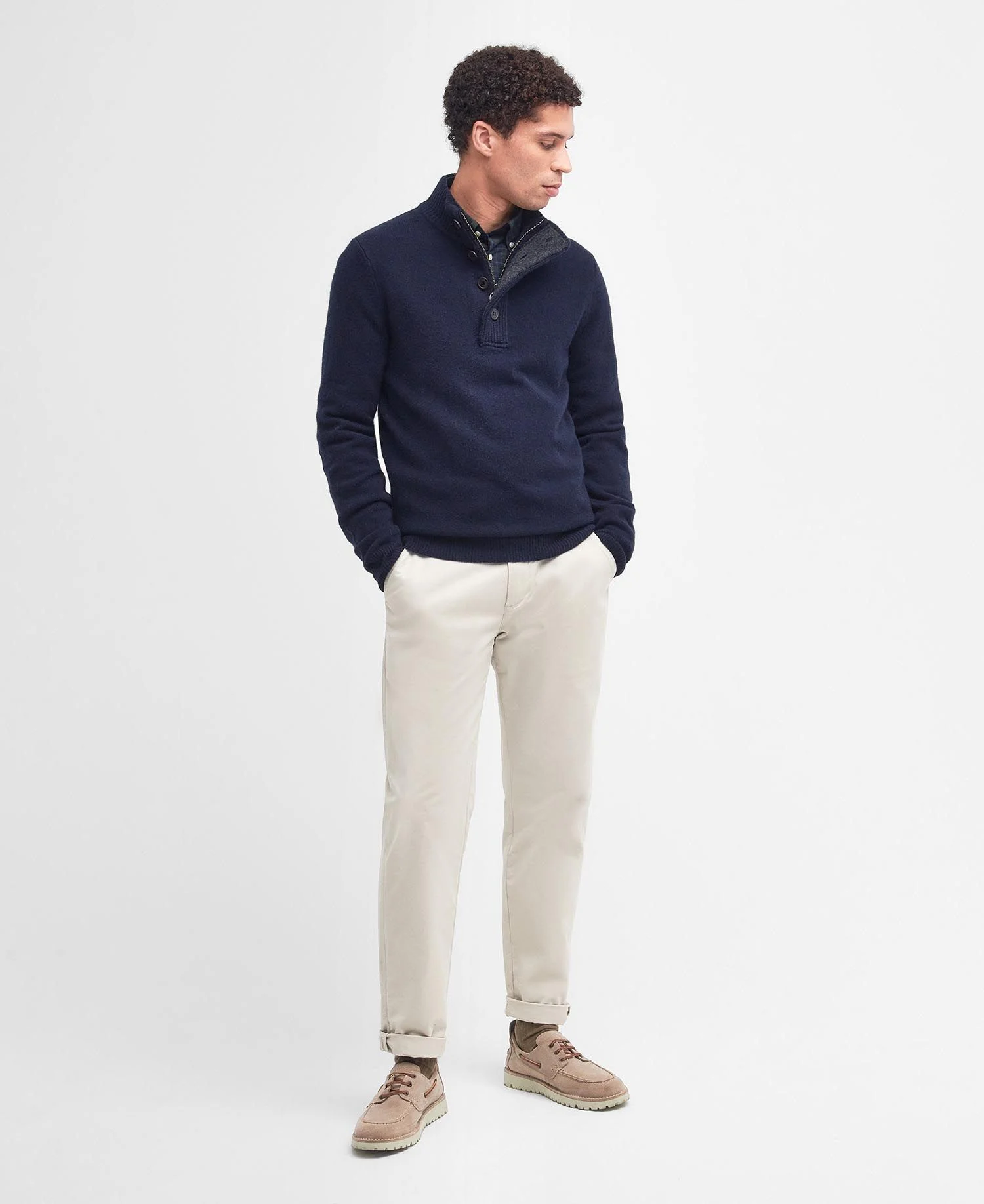 BARBOUR SWEATER HALF ZIP, afbeelding 2 van 4