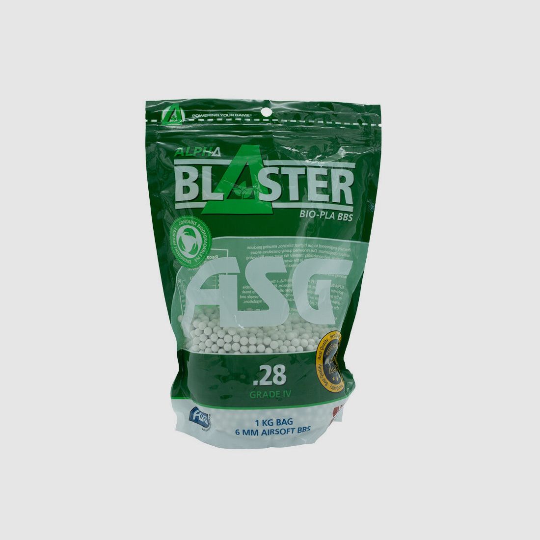 ASG Alpha Blaster Bolsa de 1KG 6mm BB / 0,28 g / BIO, imagen 1 de 2