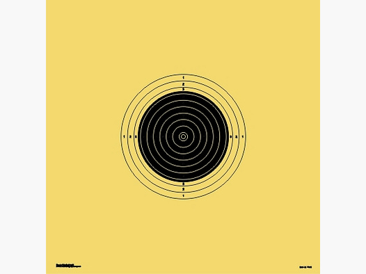 100 x KK Trägerscheibe 50m ISSF | 34x34cm | 200g/m2 Scheibenkarton