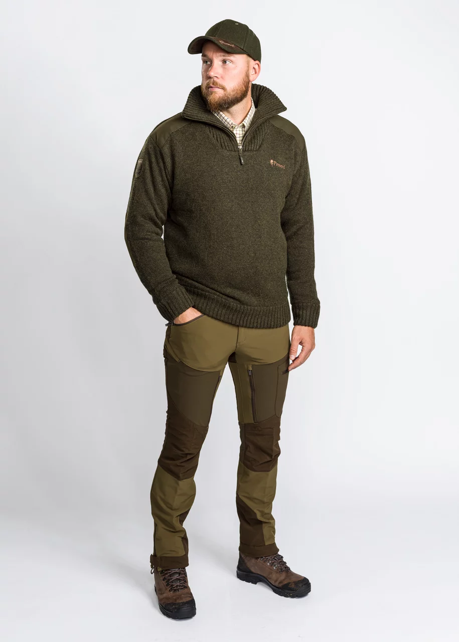 Pinewood Hurricane Pullover – dunkelgrün, Bild 3 von 4
