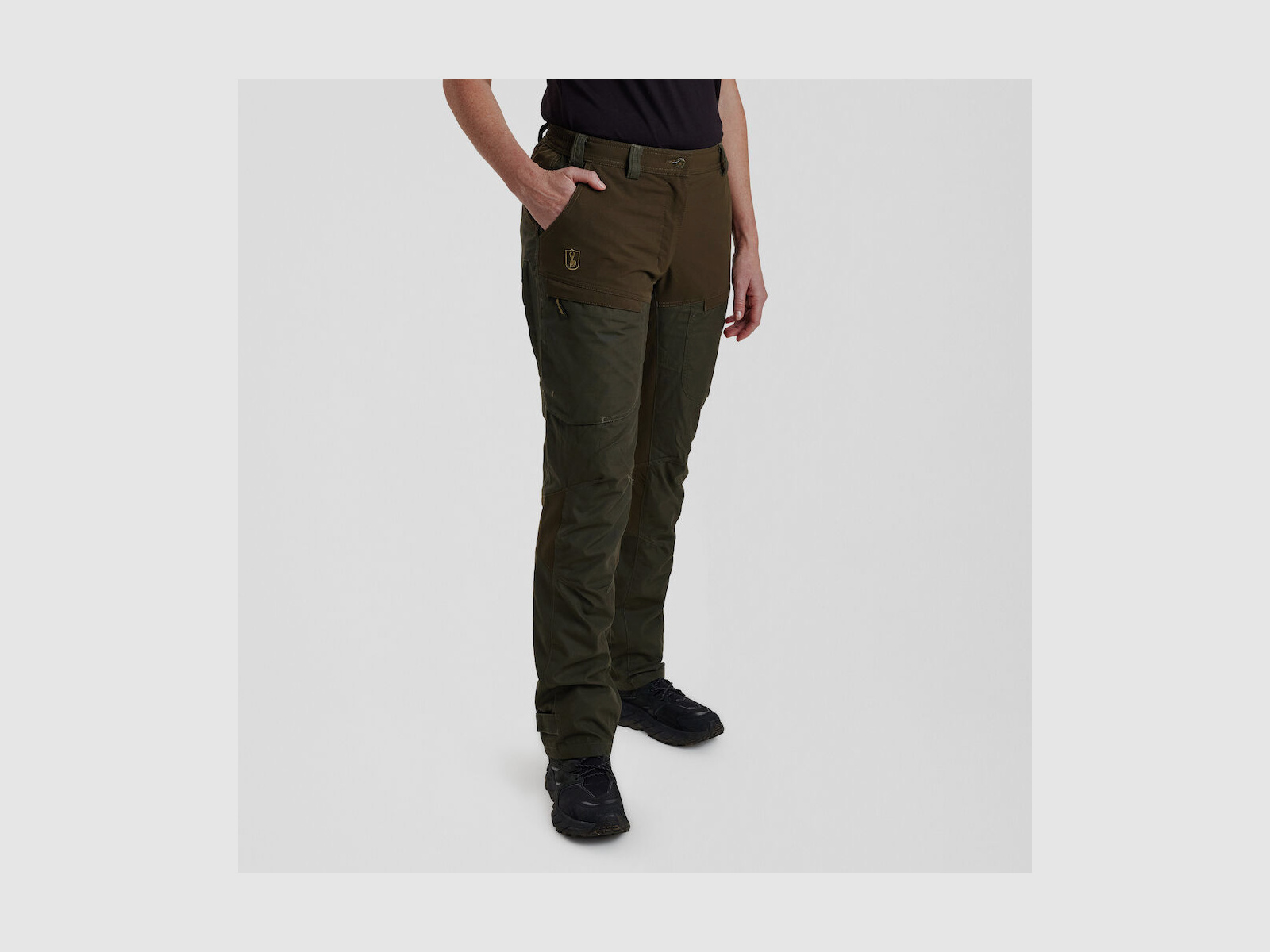 Pantalones DEERHUNTER Lady Ann con membrana Verde Profundo