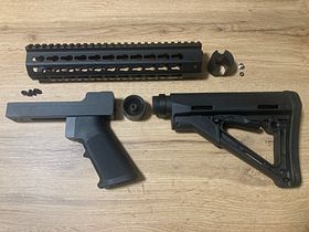 Aluminium body kit AR15 style for Diana Chaser Airbug Bandit Trailscout Stormrider CP1 CP2 PP800 PR900 NO 3D printing