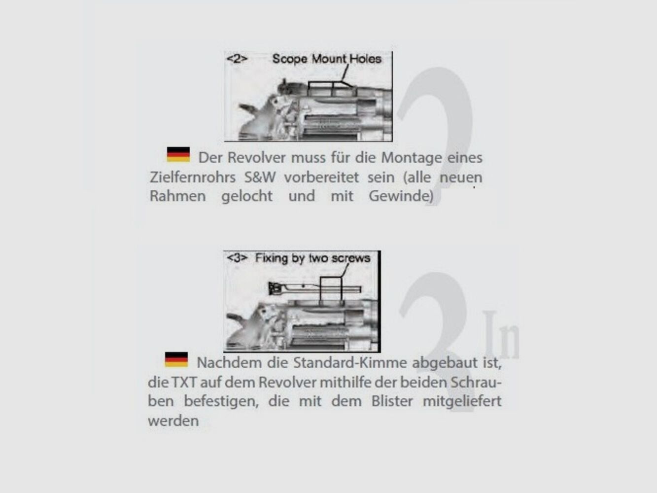 LPA WXT Celownik srebrny Fiber S&W K/L/N/X