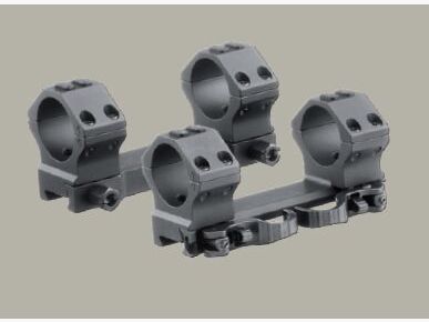 ERATAC | Recknagel Blockmontage Gen.2 - Ø30mm schwarz mit QD-Hebel - BH15 mm