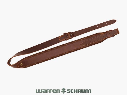 Cinghia per fucile AKAH in pelle - Effetto pull-up marrone